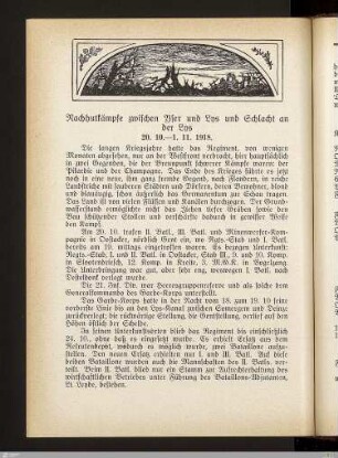 Nachhutkämpfe zwischen Yser und Lys und Schlacht an der Lys