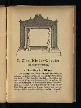 I. ¬Das¬ Kinder-Theater