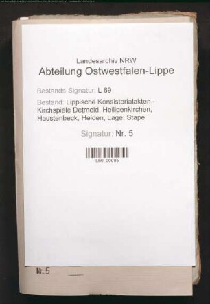 Kirchenstühle, Spezialia (meist Streitigkeiten) - [Band 1]
