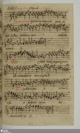 Lasso, Orlando di: Magnificat in 1.Ton (dorisch)