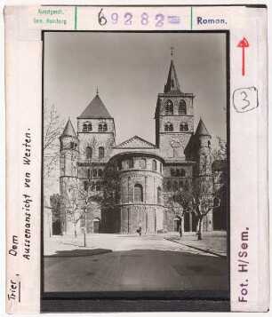 Trier, Dom: Aussenansicht von Westen