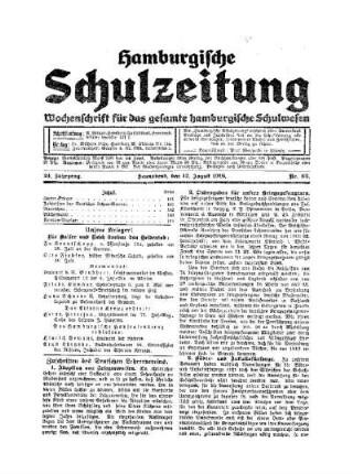 Zuschriften des Deutschen Lehrervereins