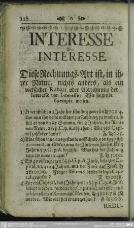 Interesse Von Interesse