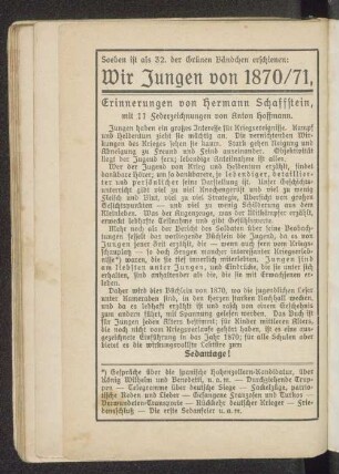 Wir Jungen von 1870/71