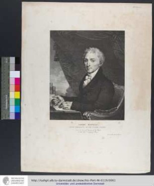 James Monroe, Fifth President Of The United States