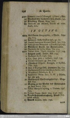 [Libri] In Octavo