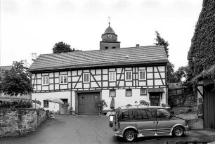 Wohn-Wirtschaftsgebäude (Wohn- und Wirtschaftsgebäude, Fachwerk); Vöhl, Arolser Straße 6