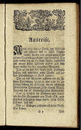 Ausreise.