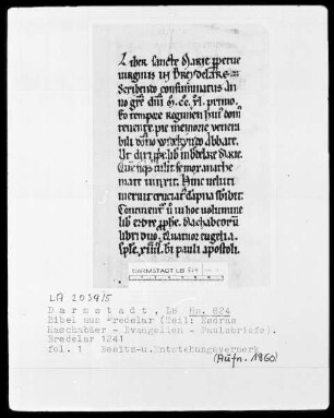 Biblia Sacra omissis psalterio et libris prophetarum — Biblia Sacra omissio psalterio et libris prophetarum (Bd. 3)