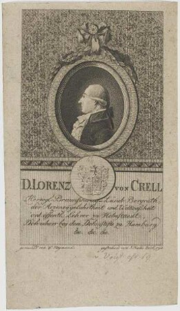 Bildnis des Lorenz von Crell