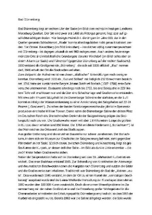 Dürrenberg bei Corbetha (mit großen Gradierwerken)