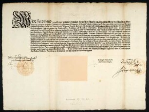Urkunde Ferdinand I., Römischer König, Wien, 28.3.1560