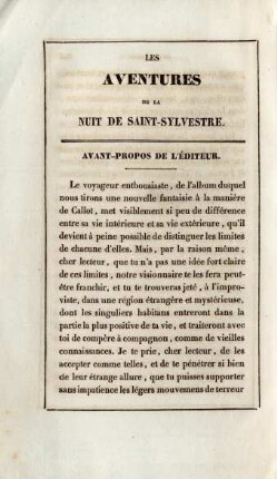 Les aventures de la nuit de Saint-Sylvestre