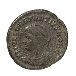 Münze, Aes 2?, Nummus?, Aes 3?, 325 - 326 n. Chr.
