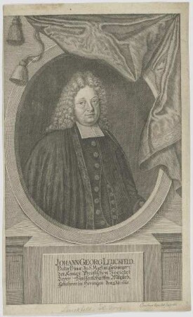 Bildnis des Johann Georg Leuckfeld
