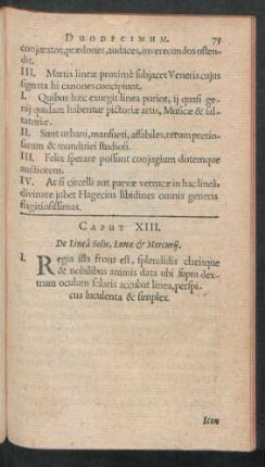 Caput XIII. - XV.