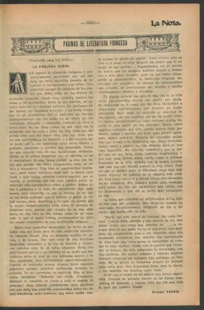 Páginas de literatura francesa : La pequeña Noemi