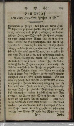 Ein Brief von einer erweckten Person in M ...