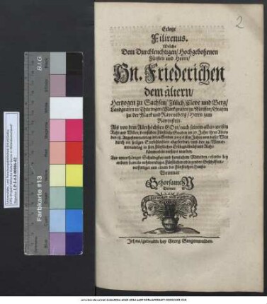Ecloge Filirenus