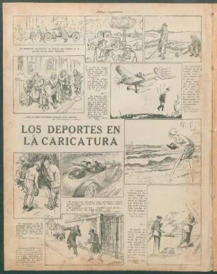 Los deportes en la caricatura [Caricaturas]