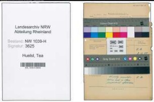 Entnazifizierung Tea Von Huelst , geb. 25.03.1898 (Lehrerin)