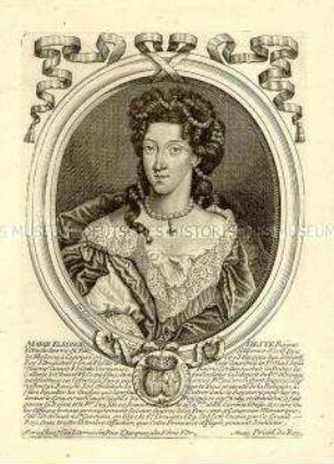 Porträt der Maria Beatrix, Gemahlin von Jakob II. von England (Beatrix von Este-Modena)