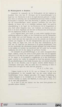St. Walburgskerkte Zutphen / Provinciale Geldersche Archeologische Commissie