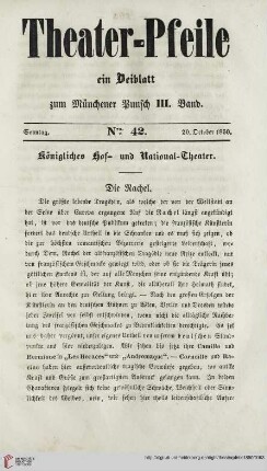 Nro. 42 (20. October 1850)