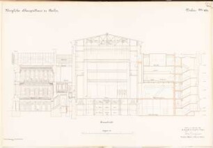 Schauspielhaus, Berlin Umbau: Querschnitt 1:100