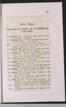 Dritte Mappe