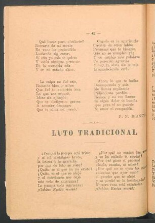 Luto tradicional : [Décima]