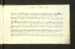 1) Cantata Voce sola. Aurora dove sei idolo del mio cuore