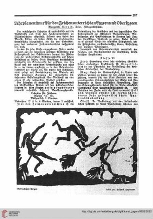 N.F. 6.1926 S. 207-212: Lehrplanentwurf für den Zeichenunterricht an Lyzeen und Oberlyzeen