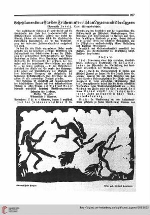 N.F. 6.1926 S. 207-212: Lehrplanentwurf für den Zeichenunterricht an Lyzeen und Oberlyzeen