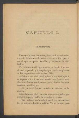 Capítulo L - La entrevista.