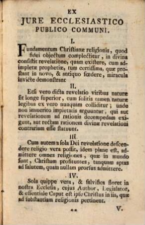 Positiones iurisprudentiae ecclesiasticae