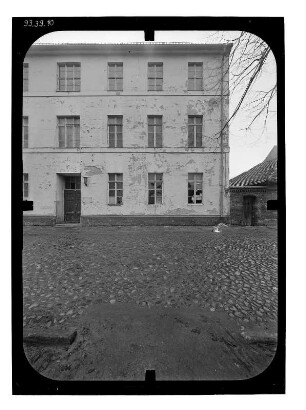 Kremmen, Kirchstraße 25. Wohnhaus. Straßenfront (Teilansicht)