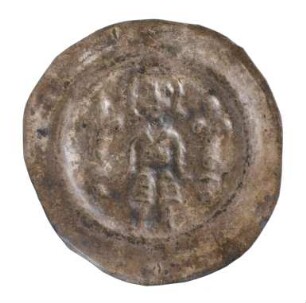 Münze, Brakteat, 2. Hälfte 13. Jh.