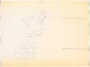 Hansaviertel Grünflächen Hansaplatz. Interbau Berlin 1957: Lichtpause von Inv.Nr. HH 0502,142, Grundriss Plattenweg Hansaplatz 1:50