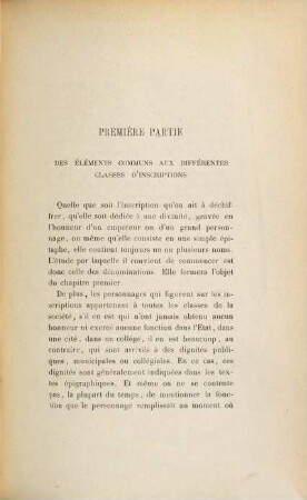 Cours élémentaire d'épigraphie latine