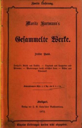 Moritz Hartmann's gesammelte Werke, 3