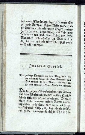 Zweytes Capitel