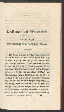 Zweihundert und siebenter Heft.