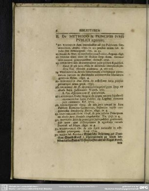 II. De Methodo & Principiis Iuris Publici egerunt