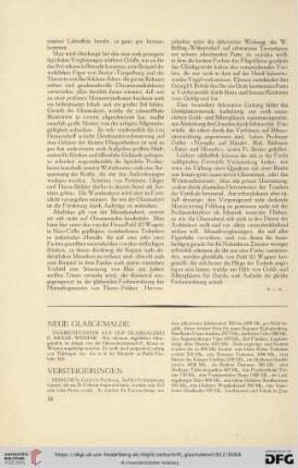 Neue Glasgemälde