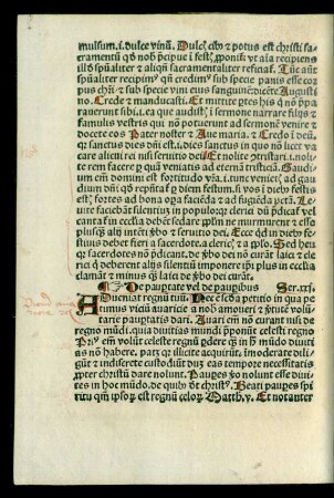 De paupertate vel der pauperibus Ser. xxi.