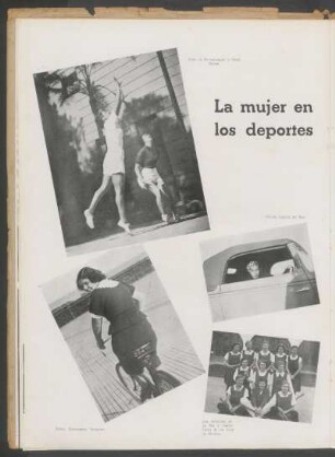 La mujer en los deportes - [Ilustración]