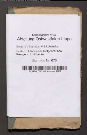 Erblasser: Kröger, Heinrich: