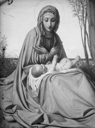 Madonna unter Blüten