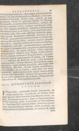 XXIII. Hieronymus Aleander Iunior.